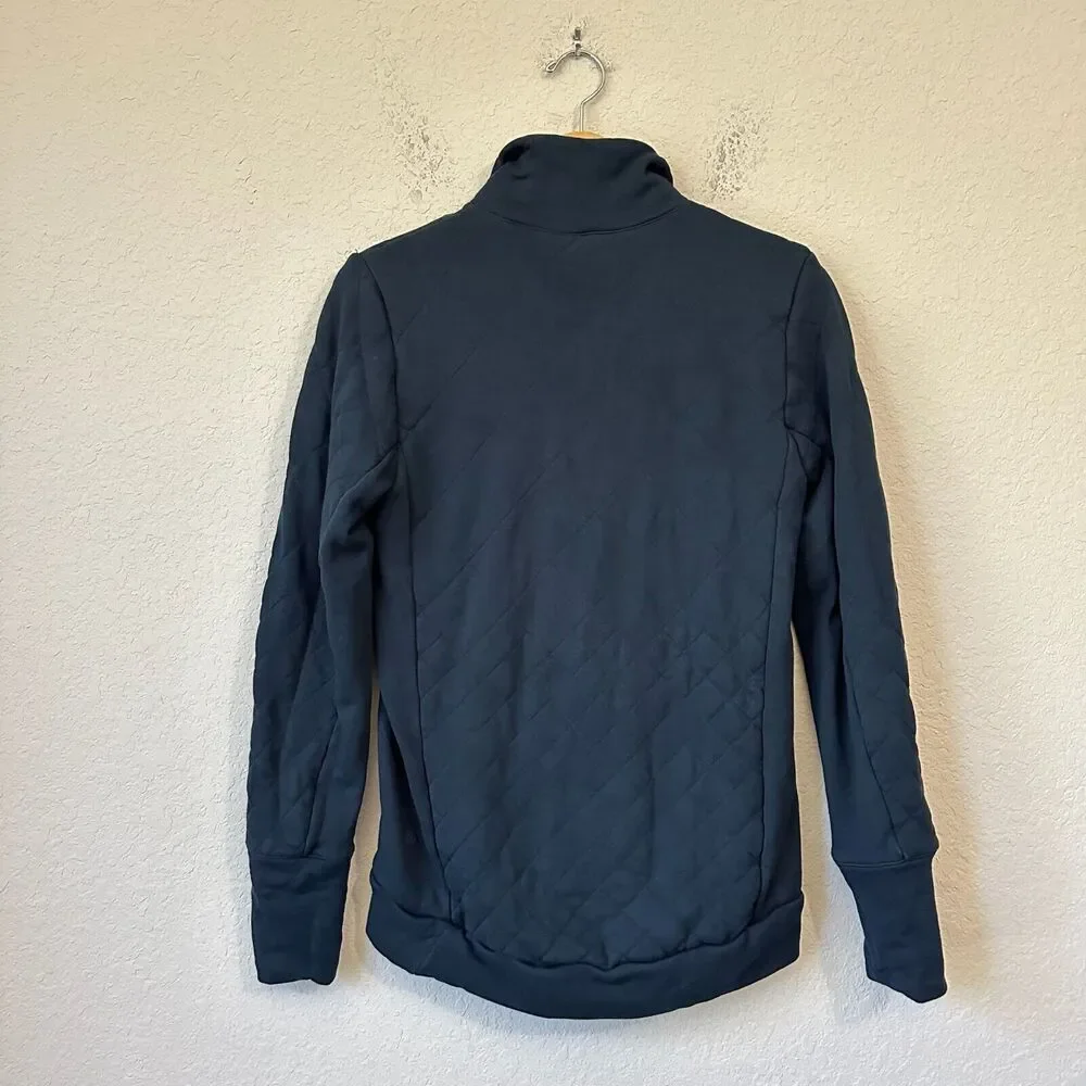 LULULEMON Forever Warm Pullover Quilted in Nocturnal Teal - Picture 5 of 9